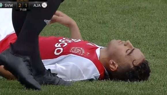 Jugador de Ajax sufrió paro cardíaco en partido y quedó con daño cerebral permanente [VIDEO]