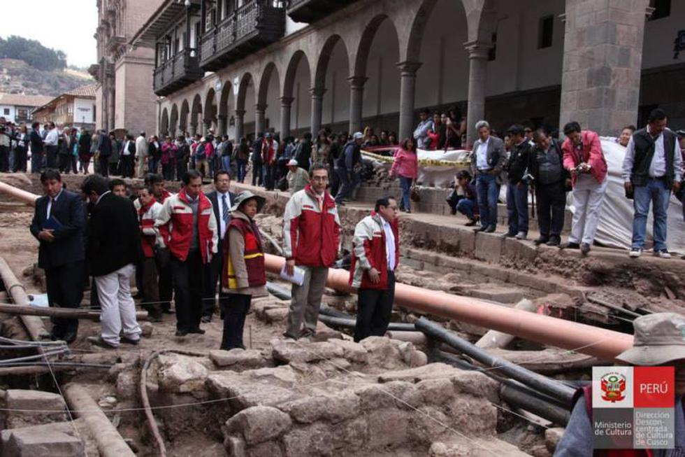 Deciden que muro inca y escalinatas serán conservados y enterrados (FOTOS)