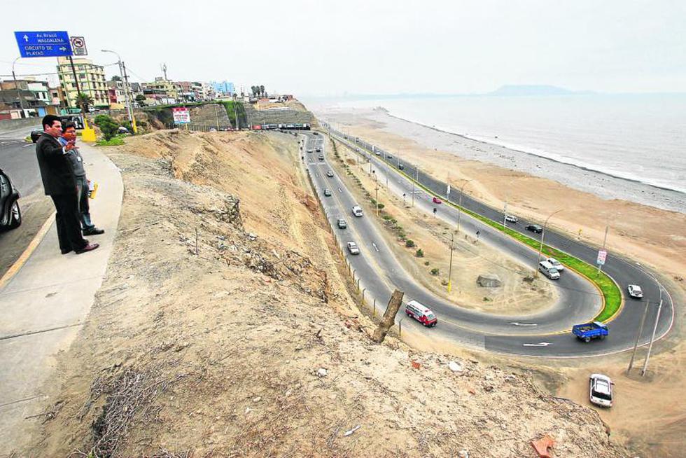 Ampliarán la Costa Verde hasta el ingreso a La Punta