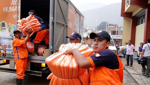 Defensa Civil entregará 28 toneladas de ayuda humanitaria para atención de 4,700 personas