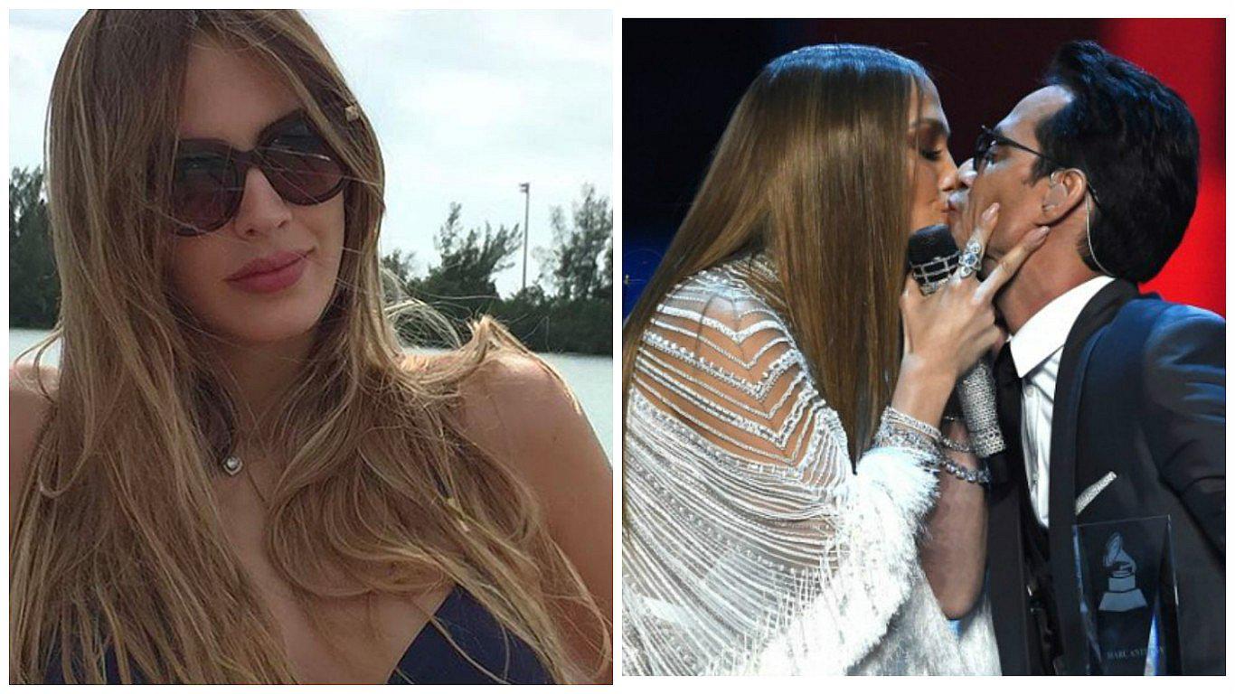Esta fue la reacción de la esposa de Marc Anthony tras polémico beso con J.Lo
