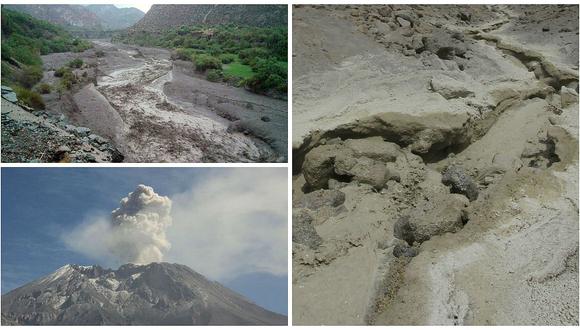 Volcán Ubinas: lahar destruye el 70% de las vías de comunicación