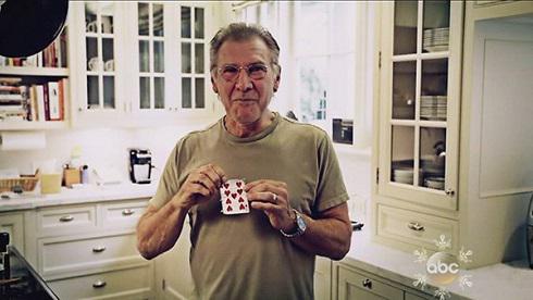 Así reaccionó Harrison Ford con el truco de magia de David Blaine (VIDEO)
