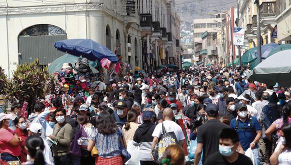 Una de las vías más congestionadas es el jirón Andahuaylas. (Alessandro Currarino / @photo.gec)