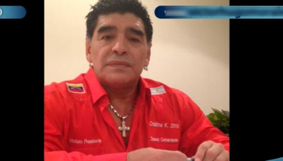 Maradona respalda a Maduro: "Estoy dispuesto a ser un soldado de Venezuela"