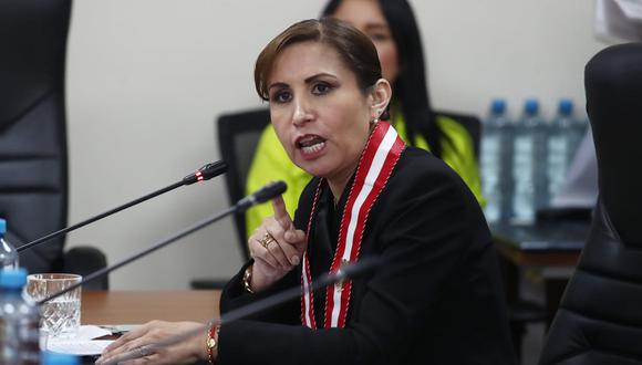 Patricia Benavides, fiscal de la Nación declara ante la Comisión de Fiscalización. (FOTO: GEC)