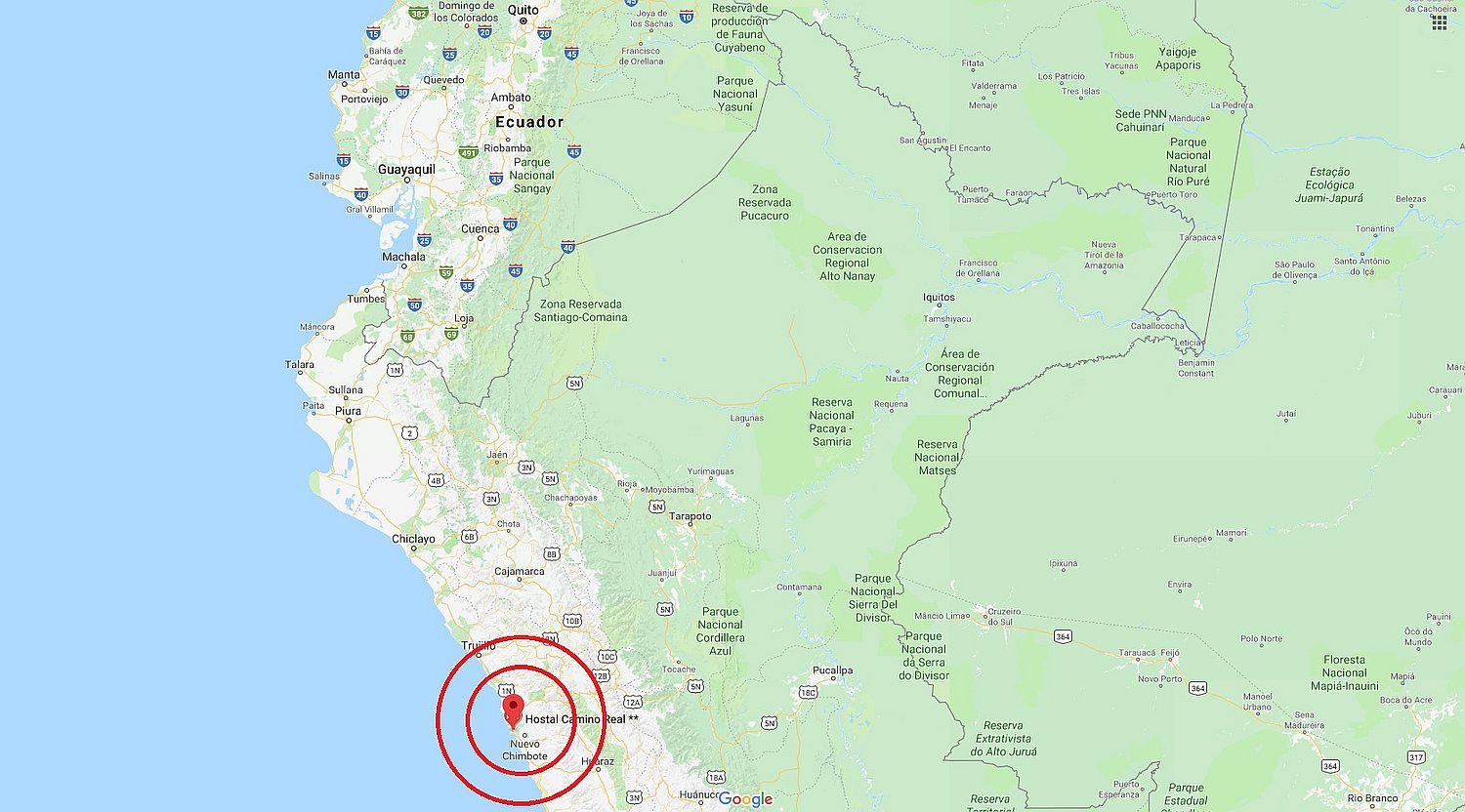 Sismo de 4.1 grados se registró en Chimbote