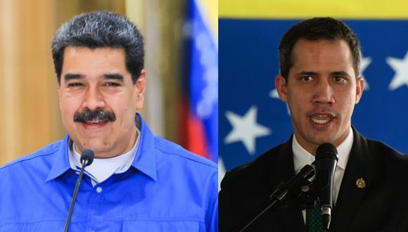 Nicolás Maduro ironizó mencionando a Juan Guaidó en su opinión sobre la crisis política en Perú. (AFP).