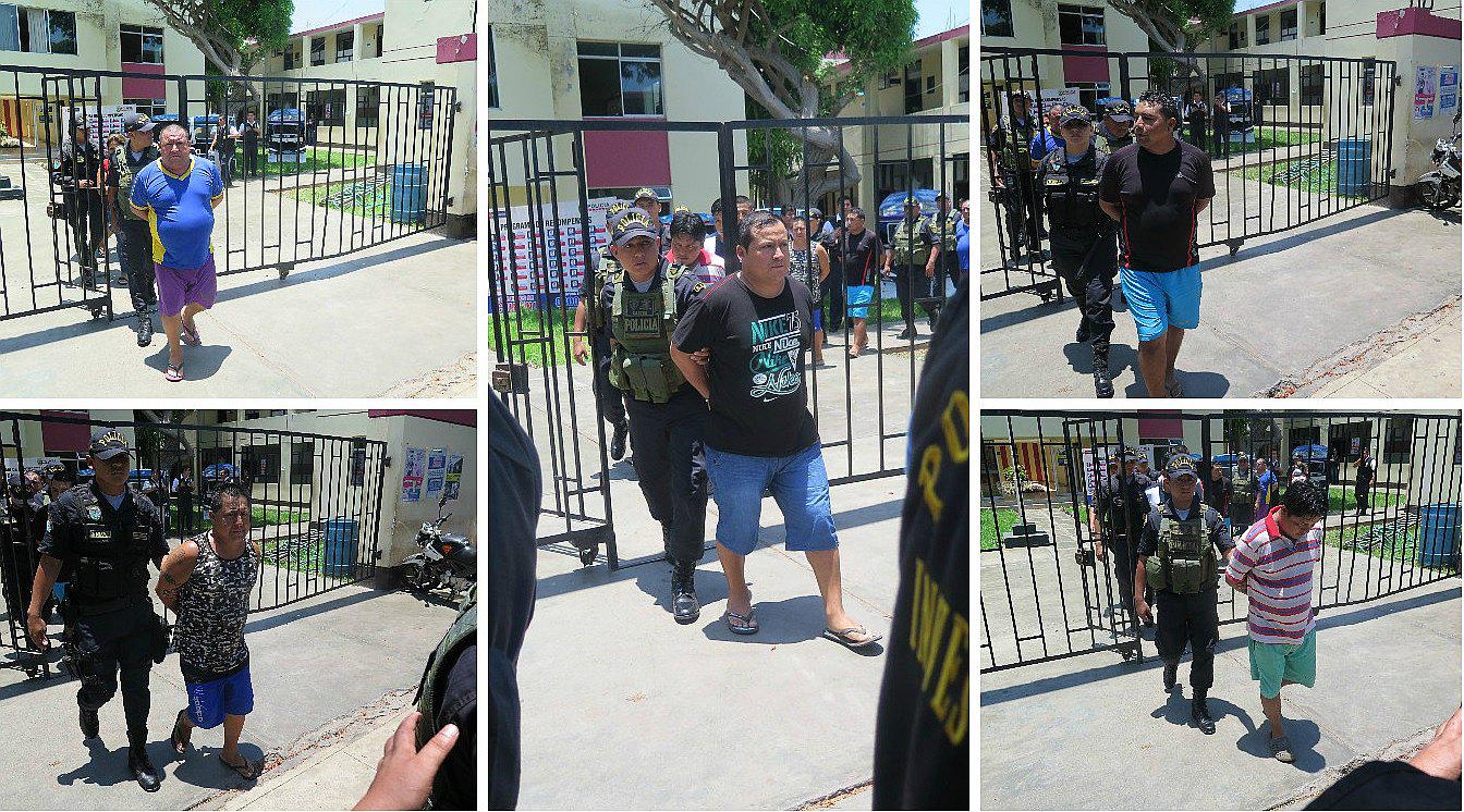 Trujillo: Así fue la presentación de la organización criminal “Las Cobras de La Esperanza” (VIDEO)