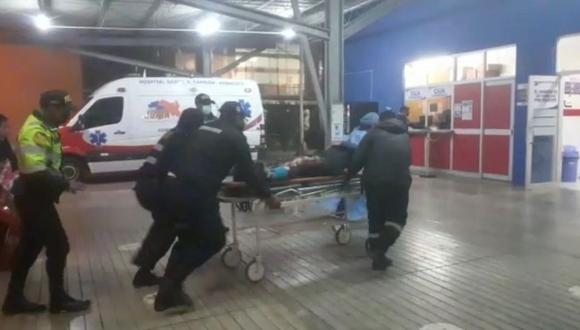 Mujer tuvo que ser internada en el hospital luego de ser acuchillada en robo de celular en Huancayo