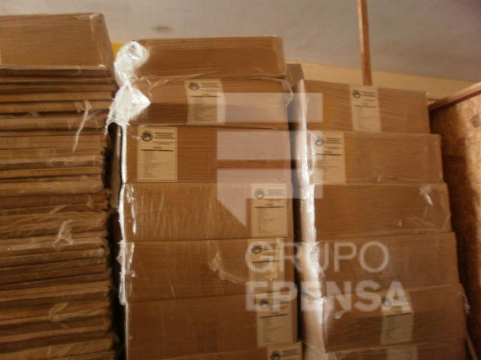 Más de 500 cajas de material didáctico son almacenadas desde el 2010