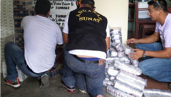 Tumbes: La Policía incauta mercadería de contrabando