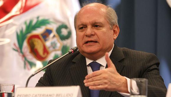 Exministro de Defensa Pedro Cateriano realizó 37 viajes al exterior durante gobierno anterior