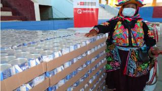 Entregan 646.7 toneladas de alimentos para 63 mil 219 personas en Puno