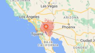 Fuerte sismo de 5,3 grados sacudió California cerca a frontera con México
