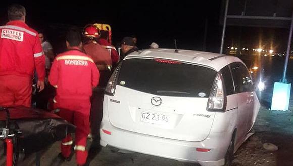Chófer peruano muere al colisionar con vehículo chileno cerca a la frontera