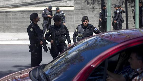 Desarticulan banda criminal integrada por policías en Guatemala