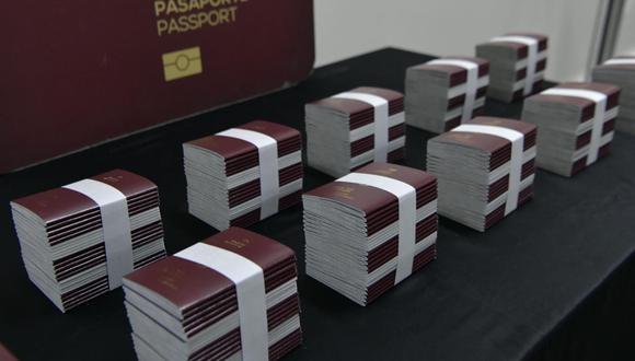 En setiembre empieza a llegar otro lote de pasaporte. Foto: Mininter