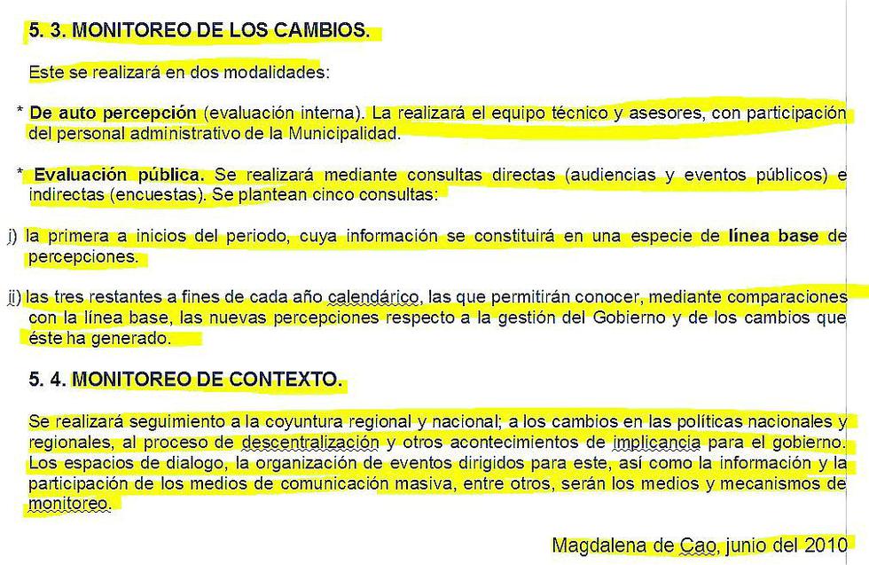 Plan de gobierno de Javier Ponce fue copiado de un distrito de La Libertad