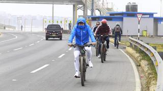 Costa Verde: restricción vehicular se aplicará los sábados y domingos para promover actividades deportivas