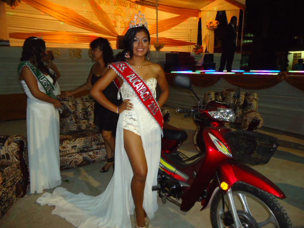 Doily Ipushima fue coronada como Miss Aucayacu 2013