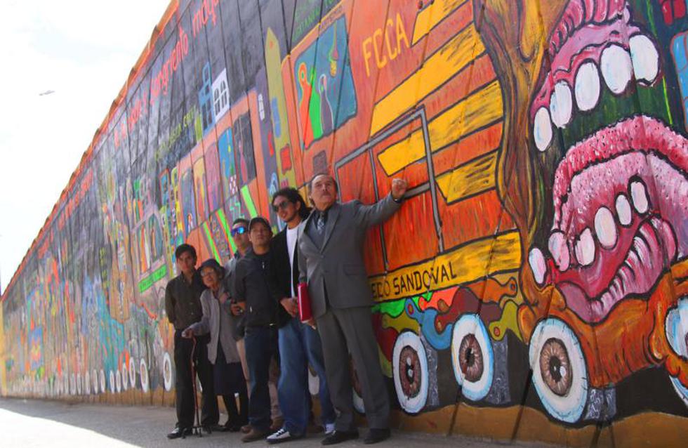 Grafomural habla sobre la historia del Ferrocarril Central