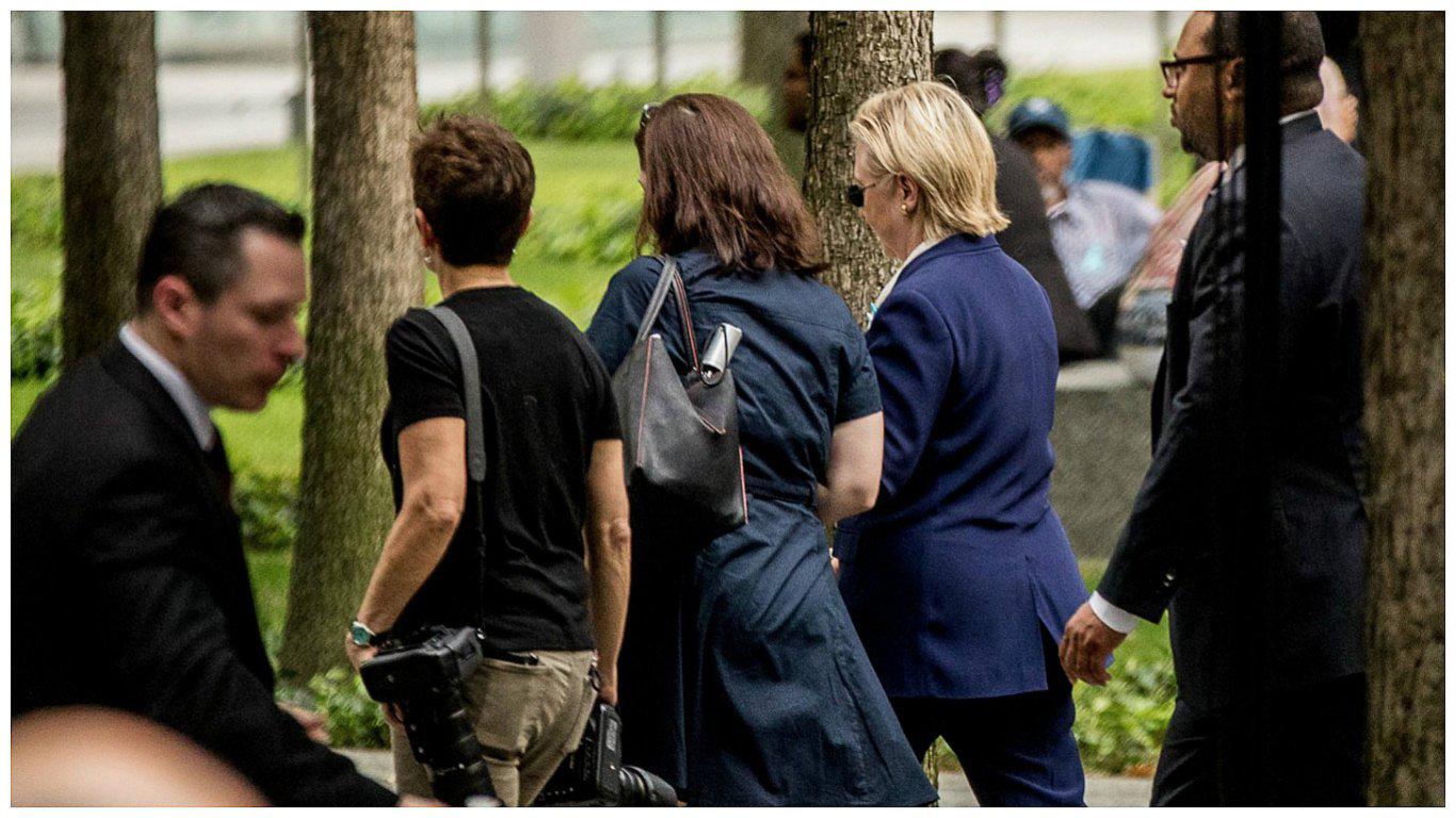 11S: Hillary Clinton se retira de acto sobre atentado de las Torres Gemelas ¿la razón? (VIDEO)