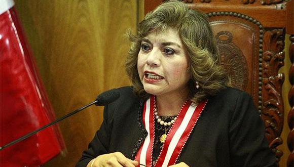Legisladora Patricia Chirinos acusa la fiscal de la Nación por supuestas irregularidades en el proceso por el cual ascendió a fiscal suprema. (Foto: Agencia Andina)
