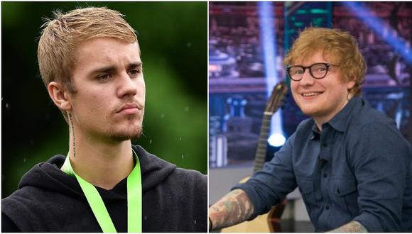 Ed Sheeran reveló haber golpeado a Justin Bieber 