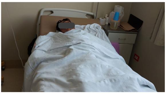 Menor se encuentra hospitalizado en Huancayo