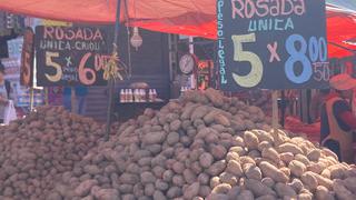 Baja el precio de la papa en diferentes mercados de Arequipa