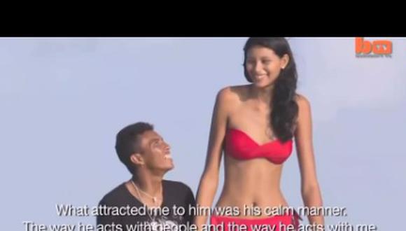Video: La adolescente más alta del mundo encontró el amor