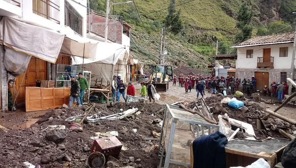Cusco: buscan contener emergencia y recuperar Pisac tras desborde (FOTOS)