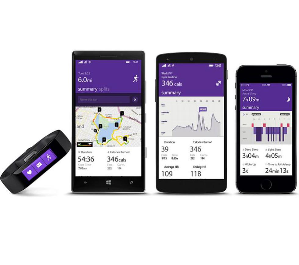 Conoce la Microsoft Band, el nuevo brazalete inteligente de la marca