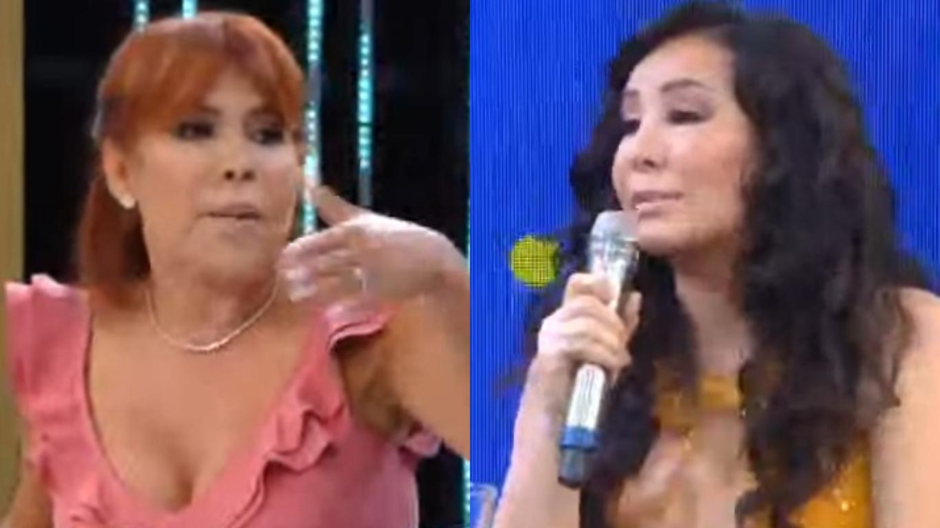 Magaly Medina y Janet Barboza discutieron en set de Magaly TV: La Firme (Foto: captura video ATV)