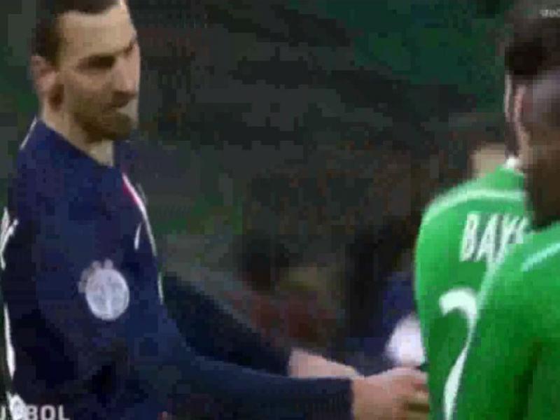 ¿Zlatan, qué Zlatan?: Mira el roce entre Ibrahimovic y Baysse