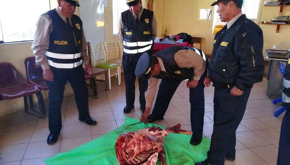 Policía Municipal decomisa poco más de 46 kilos de carne con triquina 