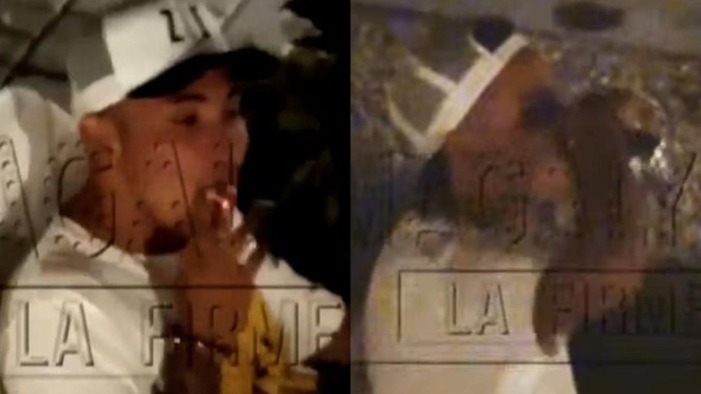 Jean Deza, jugador de Alianza Lima, es captado otra vez en una salida nocturna junto a Shirley Arica (Foto: captura video Magaly TV: La Firme)