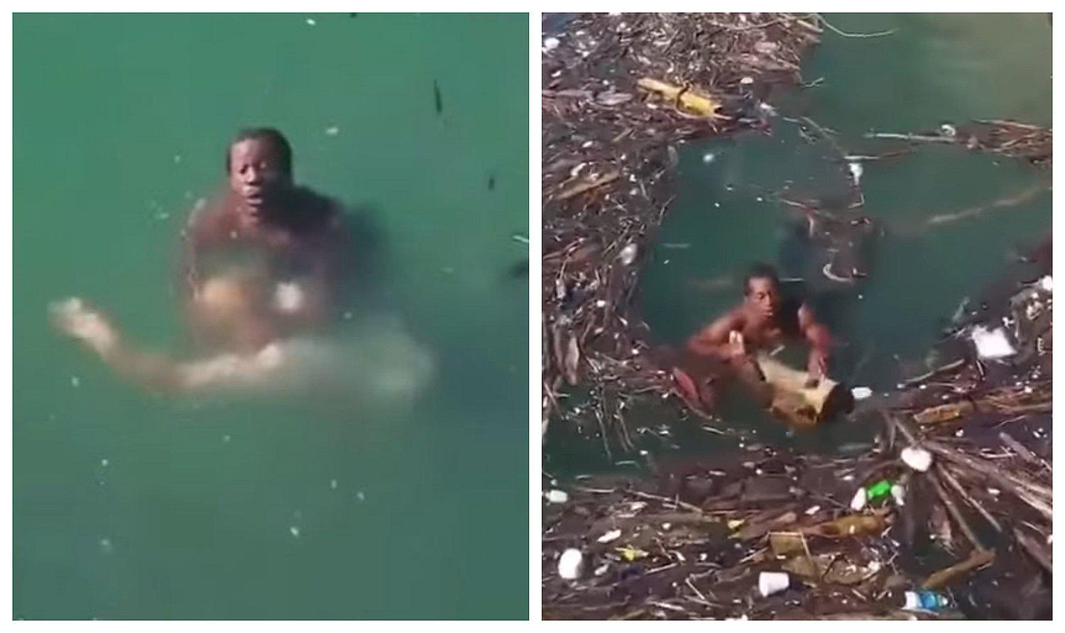 Dos amigos se ahogan en un río ante la desesperación de muchos testigos (VIDEO)