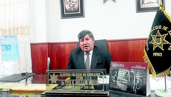 Colegio de Abogados anulará condecoración a Oscar Ayestas