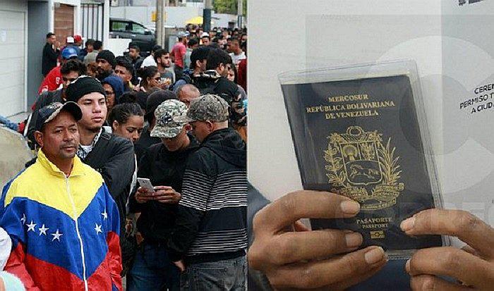 Ciudadanos venezolanos sin pasaporte piden tener la condición de refugiados