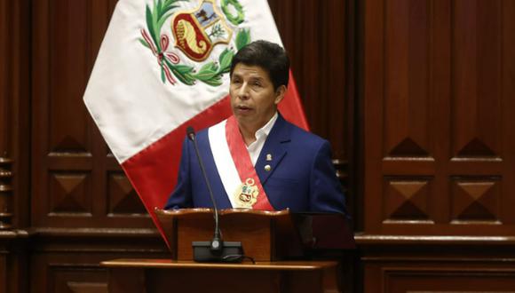 Pedro Castillo brindó su Mensaje a la Nación. (Foto: GEC)