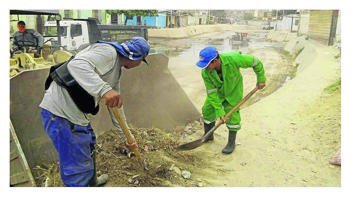 Sullana: Recogen 55 toneladas de basura en el Canal Vía 