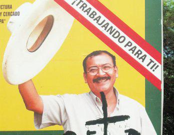 Pintan "Que en paz descanse"