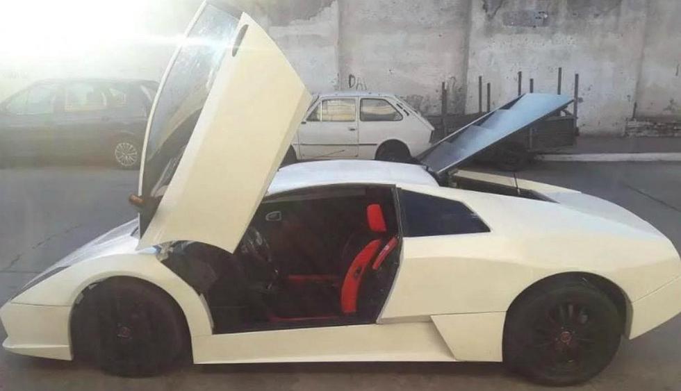 Facebook: Hombre compone un Lamborghini casero reciclando partes de autos  usados | MISCELANEA | CORREO