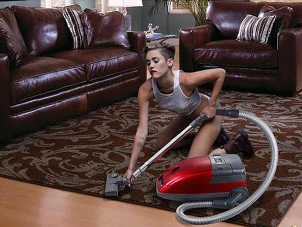 Miley Cyrus y sus 'memes' tras desnudo en video musical (FOTOS)