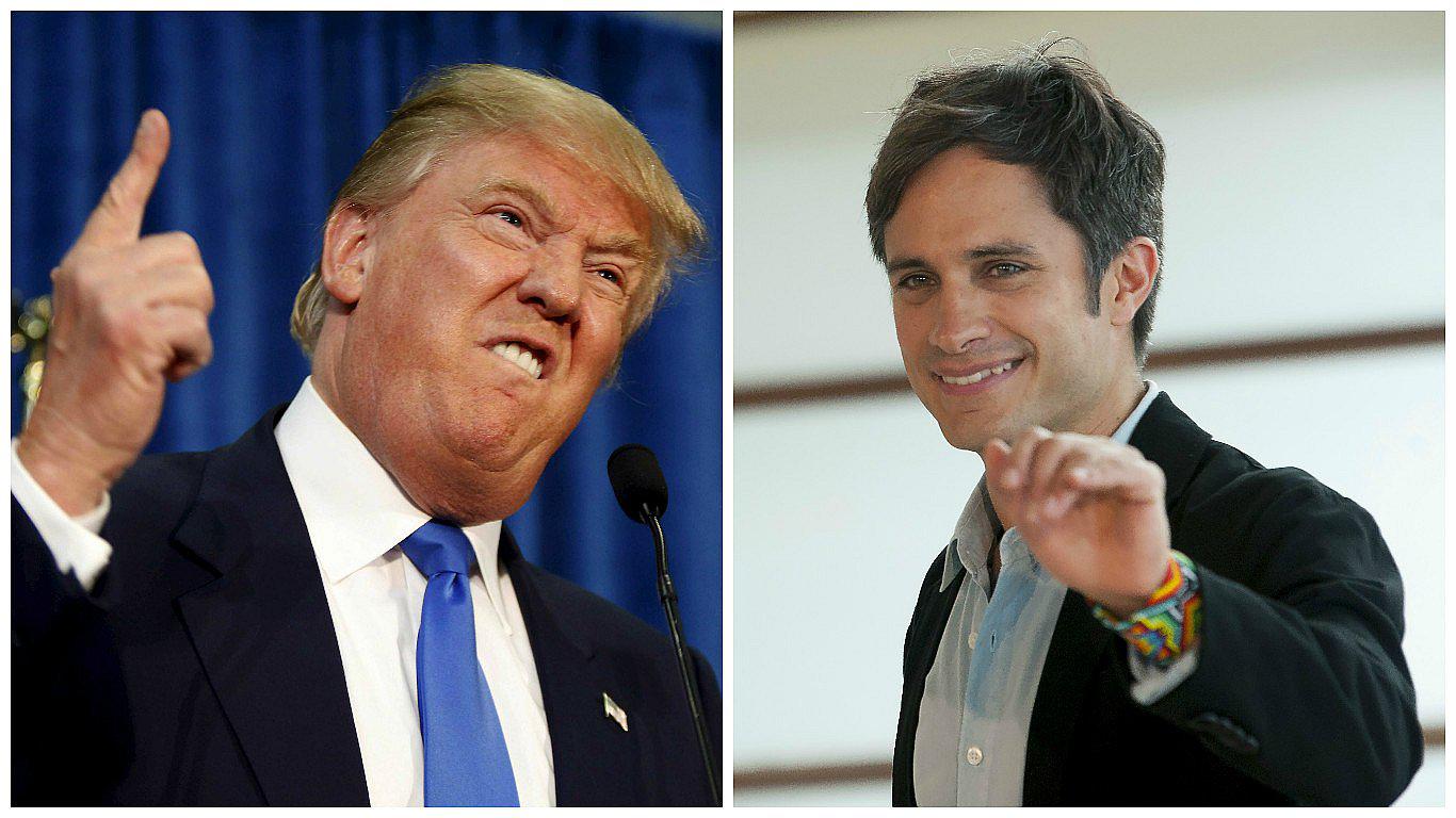 Gael García Bernal desafía a Donald Trump a construir polémico muro