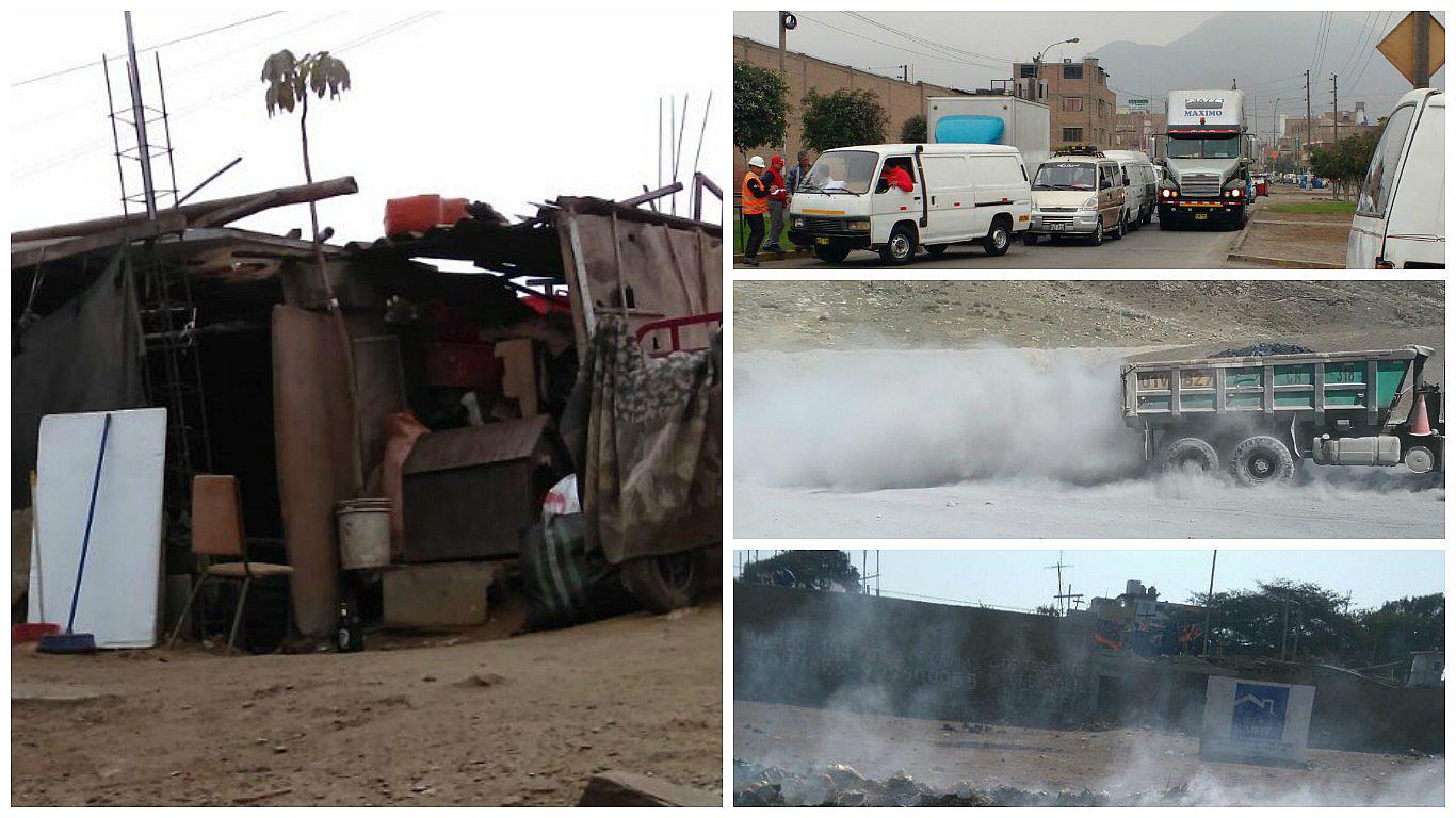 SJM: vecinos temen que material reciclado en vivienda ocasione accidente