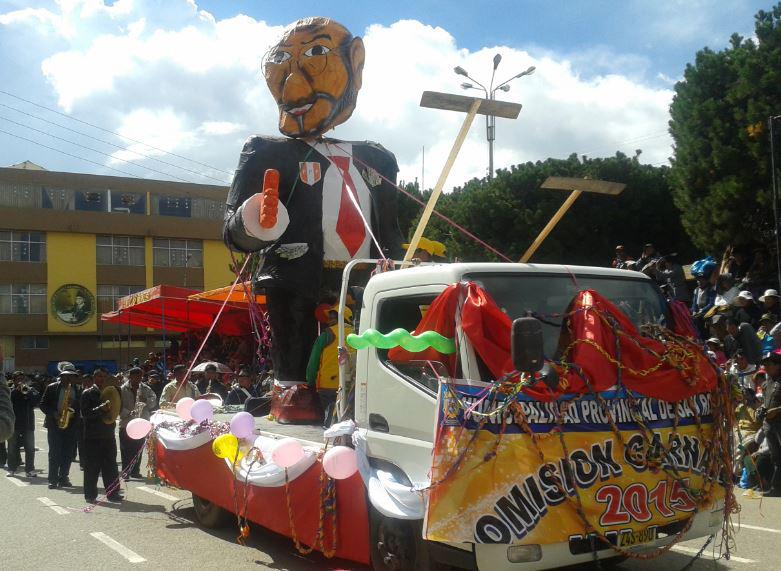 Juliaca: Inició los Carnavales 2015 con la entrada del Ño Carnavalon