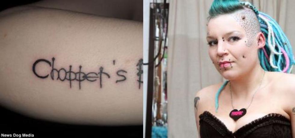 Mujer se arrancó piel donde tenía tatuado el nombre de su novio y se lo mandó por correo